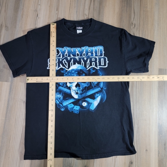 Vintage Lynyrd Skynyrd Black Southern by the Grace of God. T Shirt size Large - Picture 3 of 6
